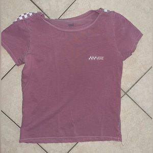 Vans t-shirt size small, blush pink